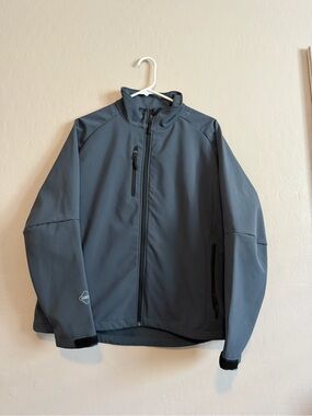 Storm Men's Performance Softshell Jacket - Charcoal Blue